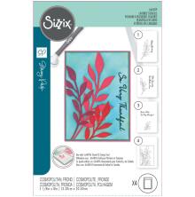 Sizzix Layered Stencil A6 - Frond 666589