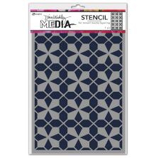 Dina Wakley MEdia Stencils 9X6 - Tile Floor