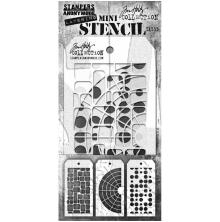 Tim Holtz Mini Layered Stencil Set 3/Pkg - Set 59