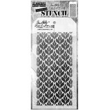 Tim Holtz Layered Stencil 4.125X8.5 - Deco Floral THS182