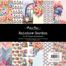 Paper Rose Paper Collection 6x6 - Rainbow Garden