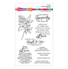 Spellbinders Stampendous Clear Stamp Set - Sincere Sentiments