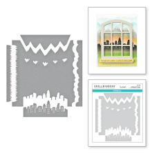 Spellbinders Stencils - Background Scapes