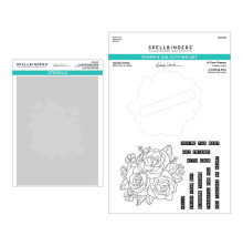 Spellbinders Stamp Die &amp; Stencil Bundle - Garden Party