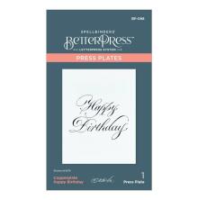 Spellbinders BetterPress Plates - Happy Birthday