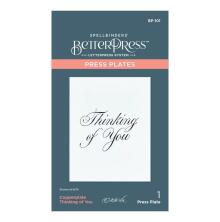 Spellbinders BetterPress Plates - Thinking Of You