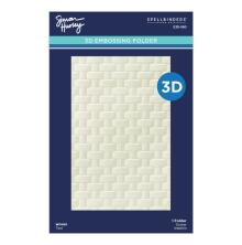 Spellbinders 3D Embossing Folder By Simon Hurley - Woven