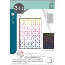 Sizzix A5 Stencil - Uptown Adornment