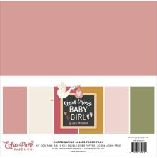 Echo Park Solid Cardstock Kit 12X12 - Special Delivery Baby Girl