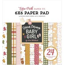 Echo Park Double-Sided Paper Pad 6X6 - Special Delivery Baby Girl