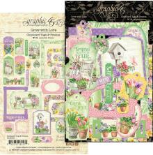 Graphic 45 Chipboard Tags &amp; Frames - Grow With Love