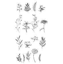 Sizzix Clear Stamp Set - Garden Botanicals 666641