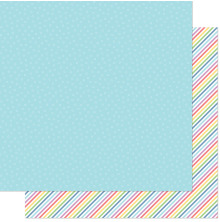 Lawn Fawn Pint-Sized Patterns Summertime Paper 12X12 - Snow Cone