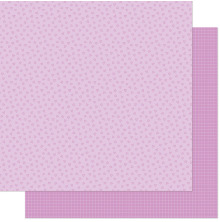 Lawn Fawn Pint-Sized Patterns Summertime Paper 12X12 - Grape Popsicle