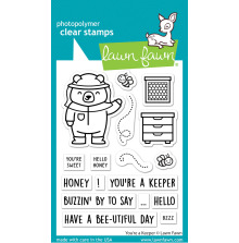 Lawn Fawn Clear Stamps 3X4 - Youre A Keeper LF3136