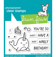 Lawn Fawn Clear Stamps 2X3 - Youre So Narly LF3297