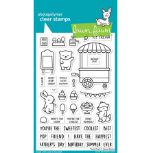 Lawn Fawn Clear Stamps 4X6 - Treat Cart LF3408