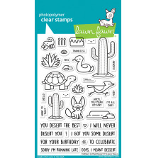 Lawn Fawn Clear Stamps 4X6 - Critters in the Desert LF3415