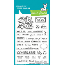 Lawn Fawn Clear Stamps 4X6 - How You Bean? Money Add-On LF3419