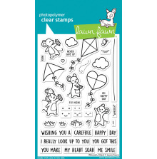 Lawn Fawn Clear Stamps 4X6 - Whoosh, Kites! LF3417