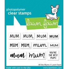 Lawn Fawn Clear Stamps 2X3 - All The Mums LF3457