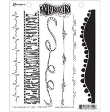 Dylusions Cling Stamps 8.5X7 - Bordering On The Edge