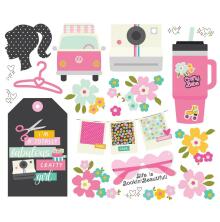 Simple Stories Bits &amp; Pieces Die-Cuts 21/Pkg - Crafty Babe Big