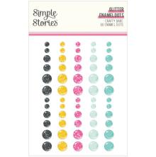 Simple Stories Enamel Dots 60/Pkg - Crafty Babe