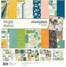 Simple Stories Collection Kit 12X12 - Happy Travels