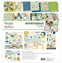 Simple Stories Collectors Essential Kit 12X12 - Happy Travels