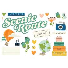 Simple Stories Simple Page Pieces - Happy Travels