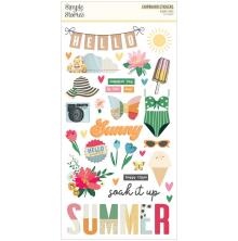 Simple Stories Chipboard Stickers 6X12 - Sunny Days