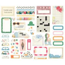 Simple Stories Bits &amp; Pieces Die-Cuts 38/Pkg - Sunny Days Journal