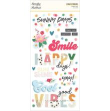 Simple Stories Foam Stickers 53/Pkg - Sunny Days