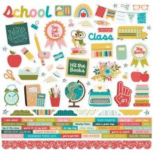 Simple Stories Sticker Sheet 12X12 - Book Fair
