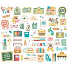 Simple Stories Bits &amp; Pieces Die-Cuts 60/Pkg - Book Fair