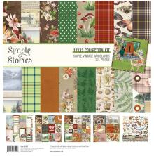 Simple Stories Collection Kit 12X12 - Simple Vintage Woodlands