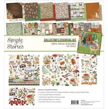 Simple Stories Collectors Essential Kit 12X12 - Simple Vintage Woodlands
