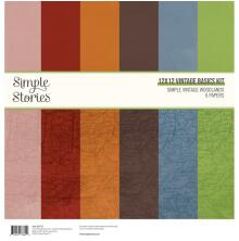 Simple Stories Basics Paper Pack 12X12 - Simple Vintage Woodlands