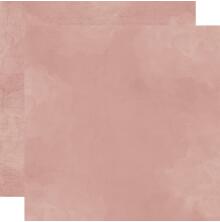 Simple Stories SV Woodlands Basics Cardstock 12X12 - Desert Rose