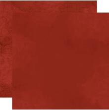 Simple Stories SV Woodlands Basics Cardstock 12X12 - Redwood