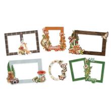 Simple Stories Chipboard Frames 6/Pkg - Simple Vintage Woodlands