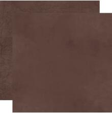 Simple Stories SV Woodlands Basics Cardstock 12X12 - Chestnut