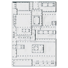 Tim Holtz Sizzix 3-D Texture Fades Embossing Folder A5 - Foundry Large 666887