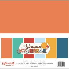 Echo Park Solids Collection Kit 12X12 - Summer Break