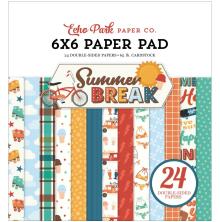 Echo Park Double-Sided Paper Pad 6X6 - Summer Break