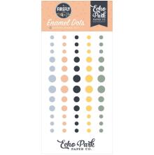Echo Park Adhesive Enamel Dots 60/Pkg - Firefly