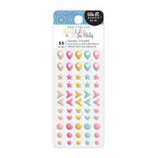 American Crafts Bea Valint Enamel Dots 55/Pkg - Smiles For Miles
