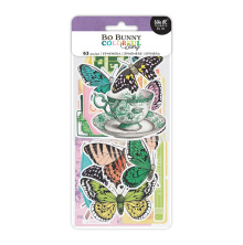 BoBunny Ephemera Die-Cuts 63/Pkg - Colorful Story Icons