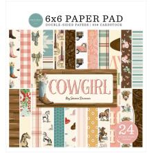 Carta Bella Double-Sided Paper Pad 6X6 - Cowgirl